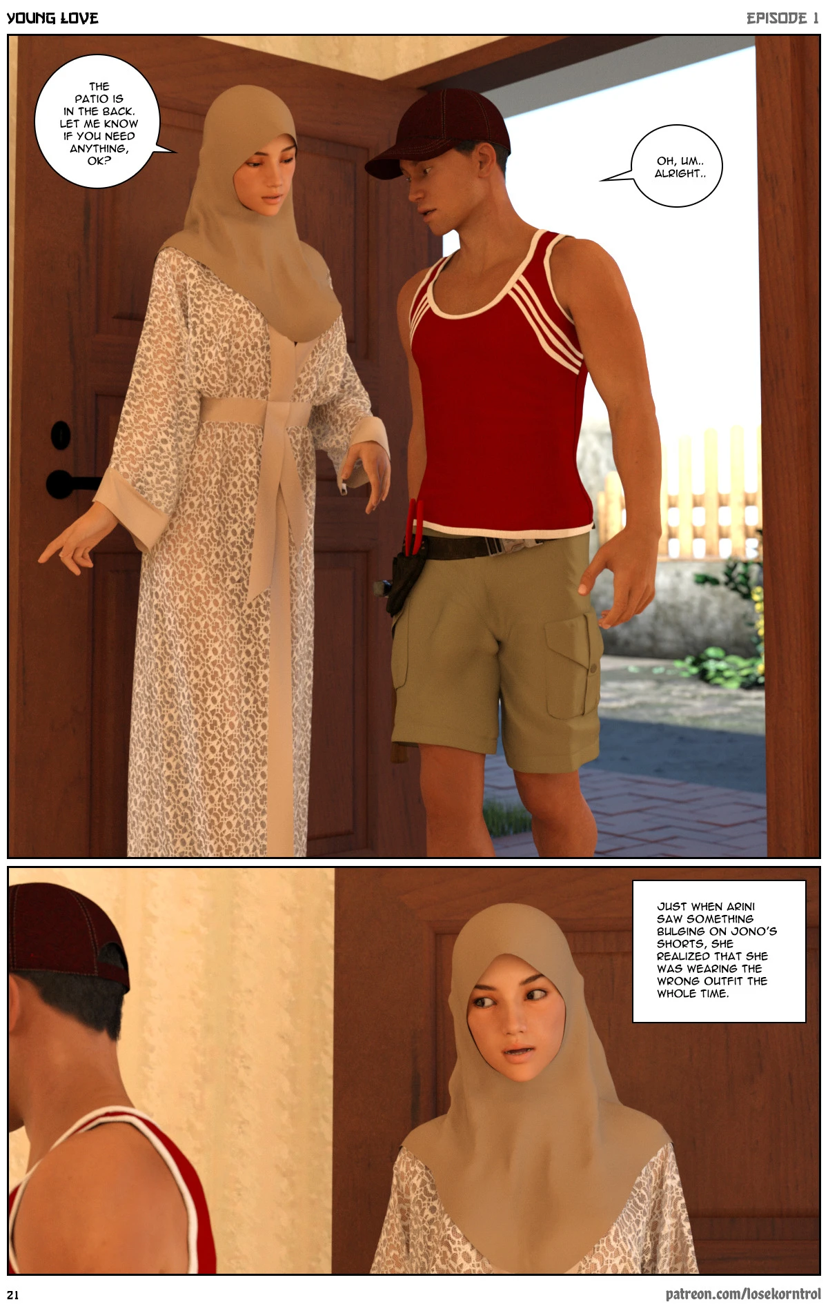 Young Love porn comic picture 21