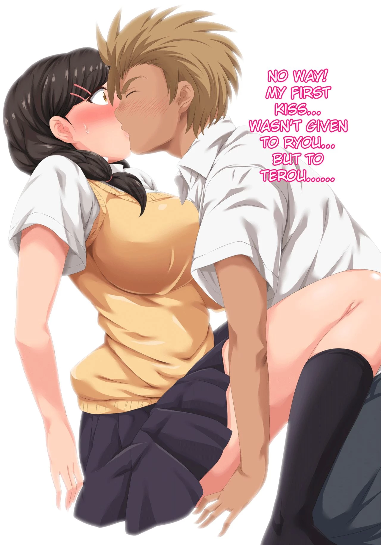 Yuutousei datta Kanojo ga S-kei Ero Gal ni natte M no Boku wa Eien ni Nuki Nuki saretsuzukeru porn comic picture 12
