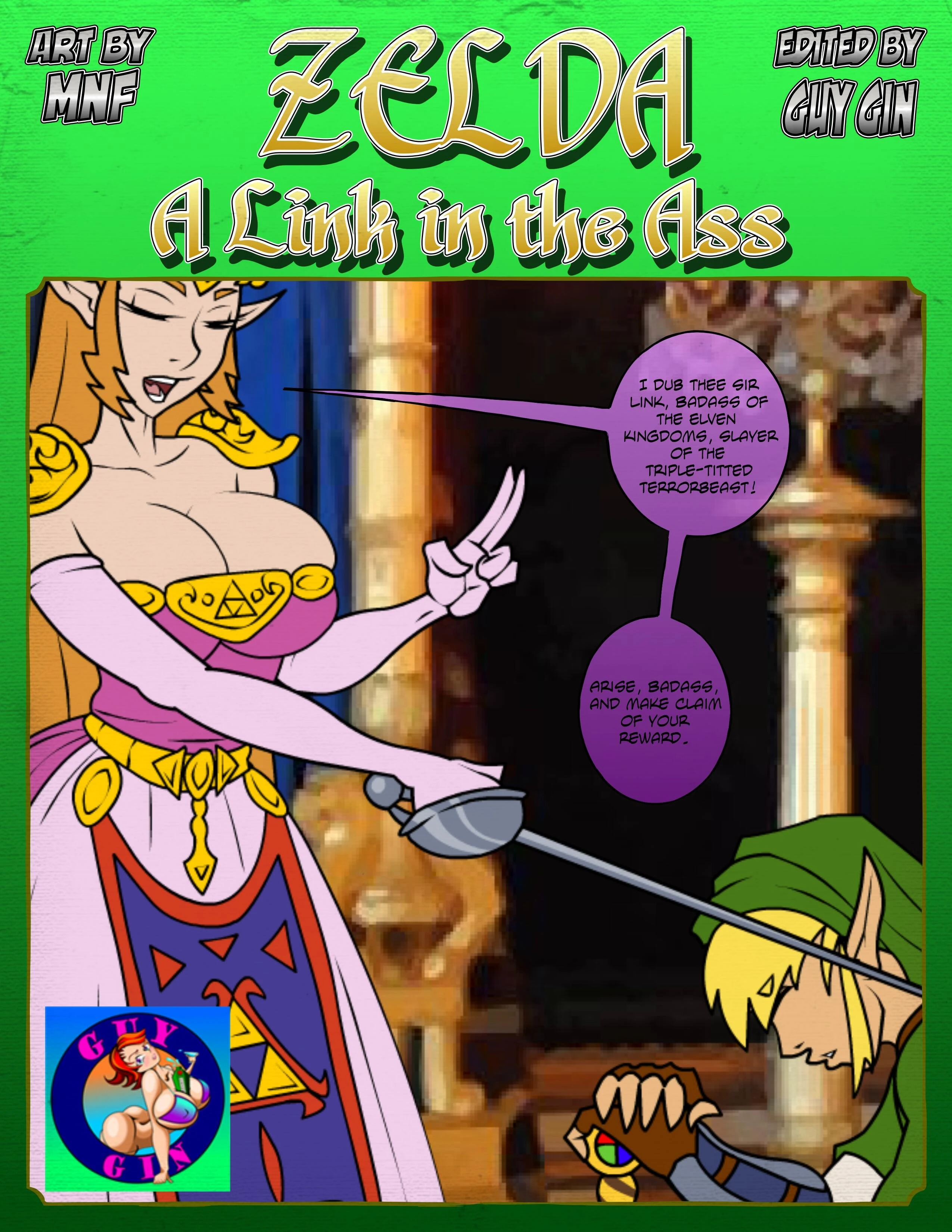 Zelda: A Link in the Ass porn comic picture 1