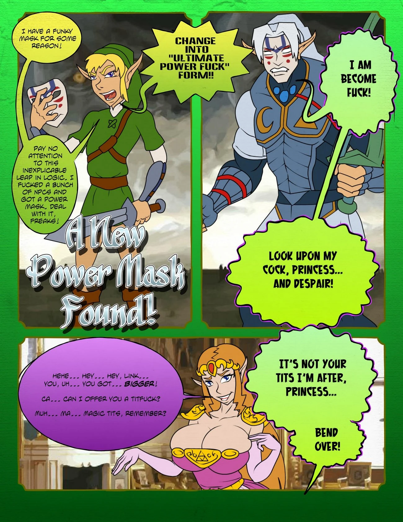 Zelda: A Link in the Ass porn comic picture 11