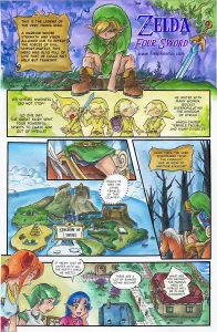 Zelda Four Sword porn comic picture 1