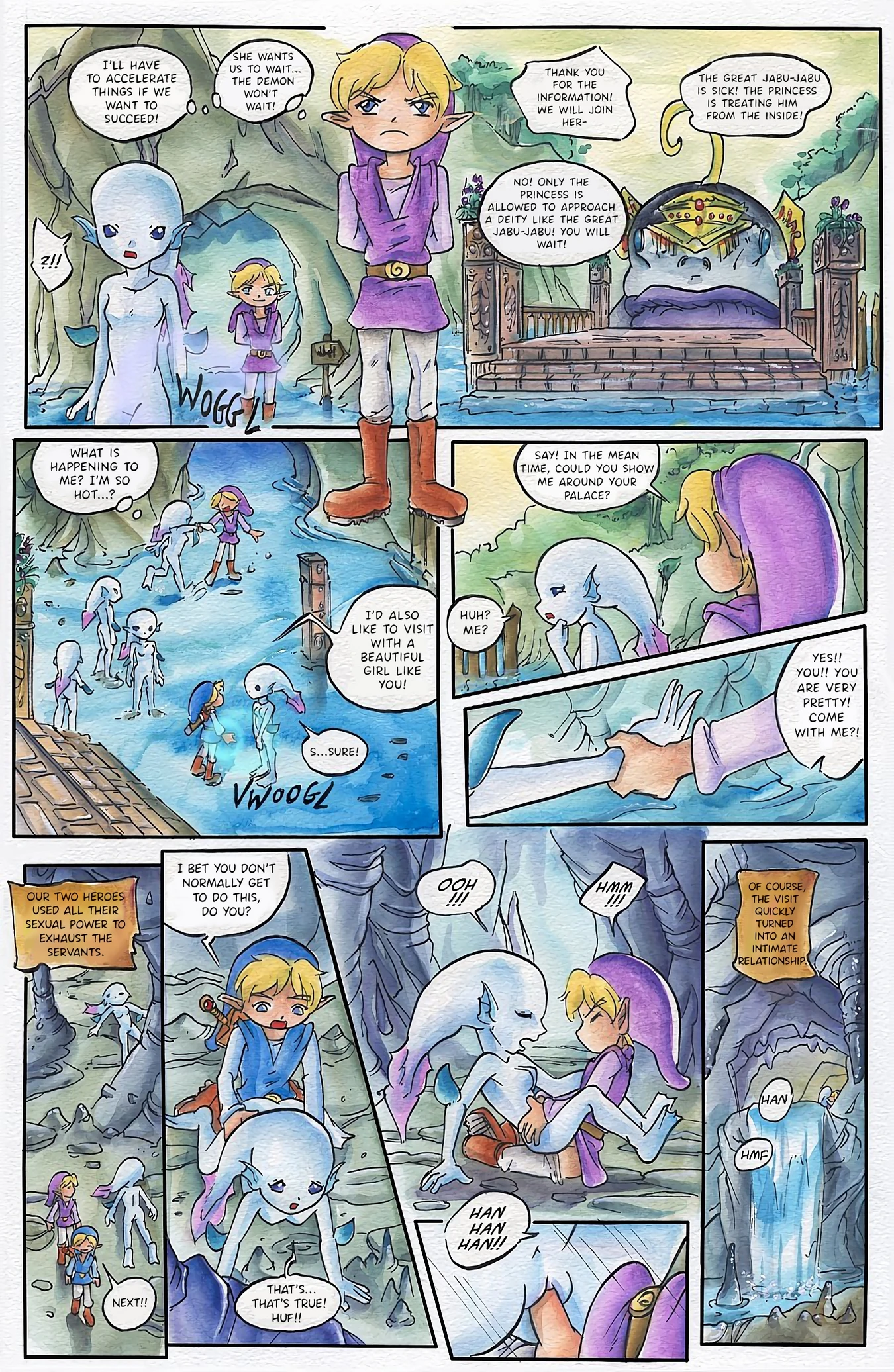 Zelda Four Sword porn comic picture 11