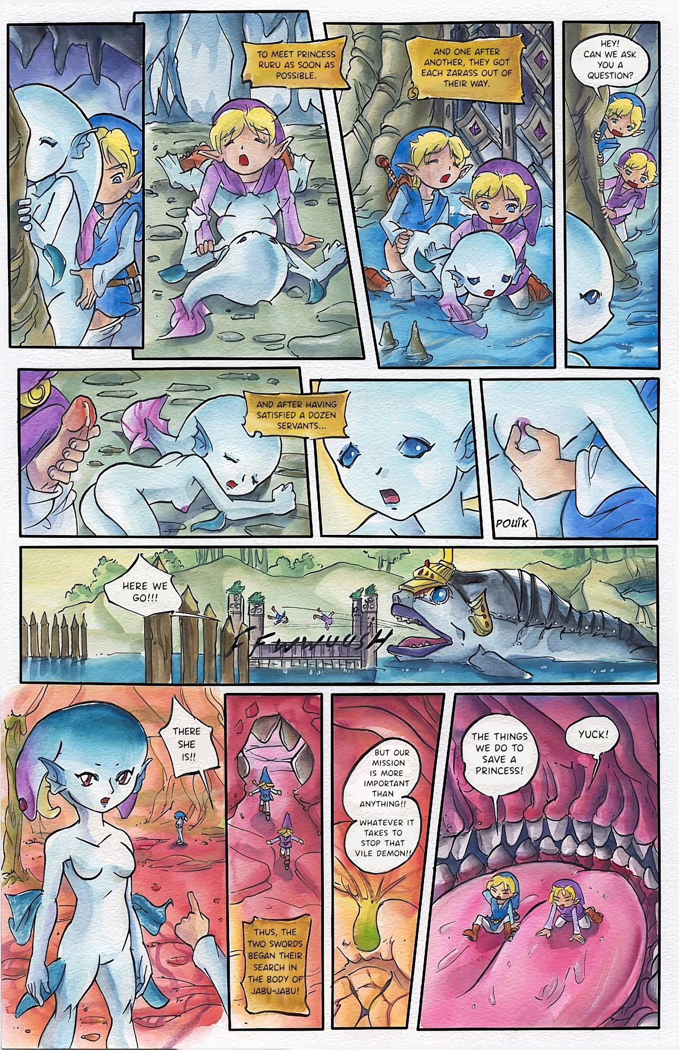 Zelda Four Sword porn comic picture 12