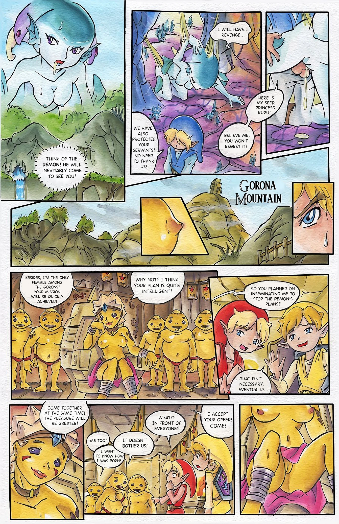 Zelda Four Sword porn comic picture 16