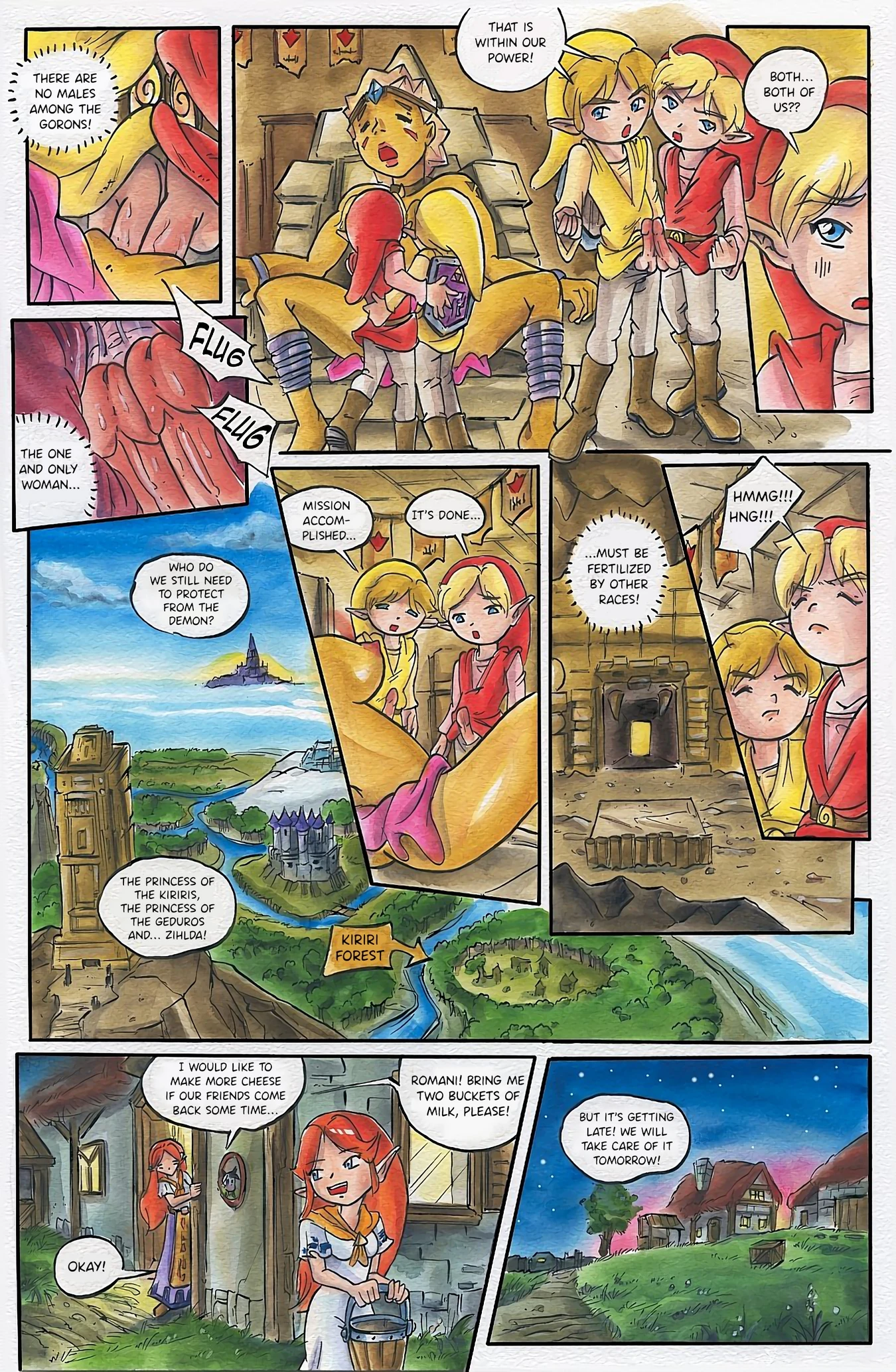 Zelda Four Sword porn comic picture 17