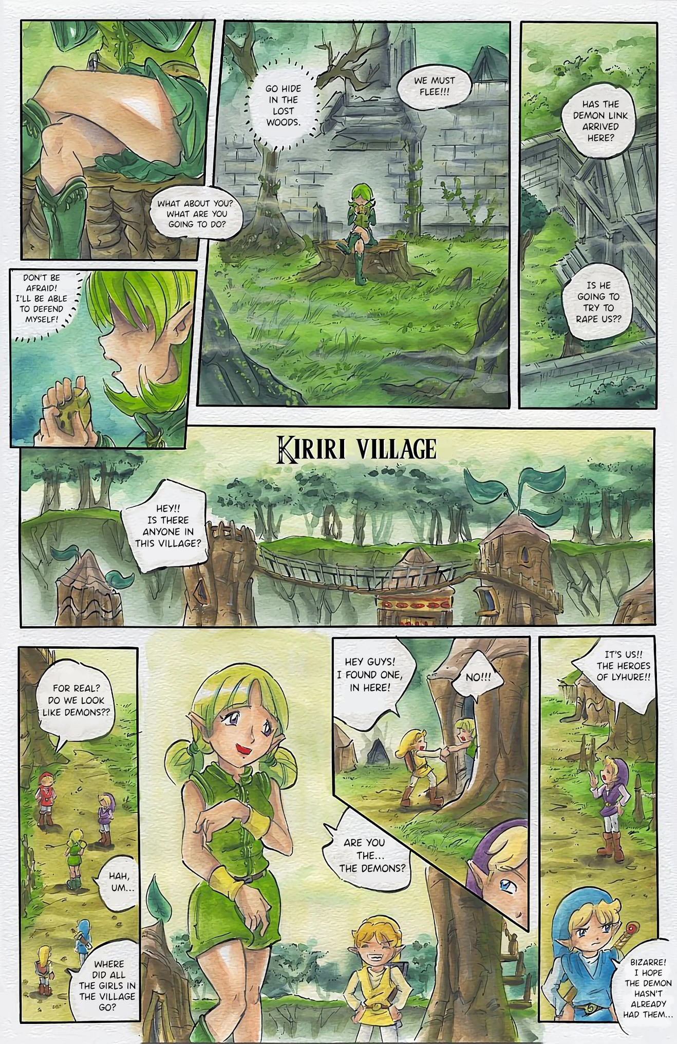 Zelda Four Sword porn comic picture 19