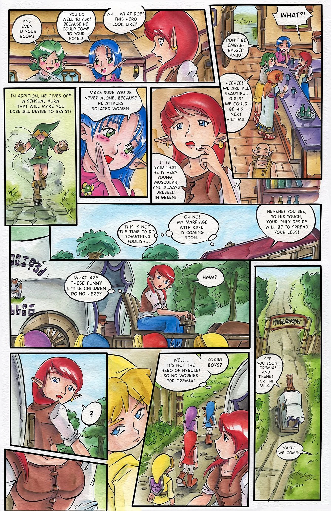 Zelda Four Sword porn comic picture 2