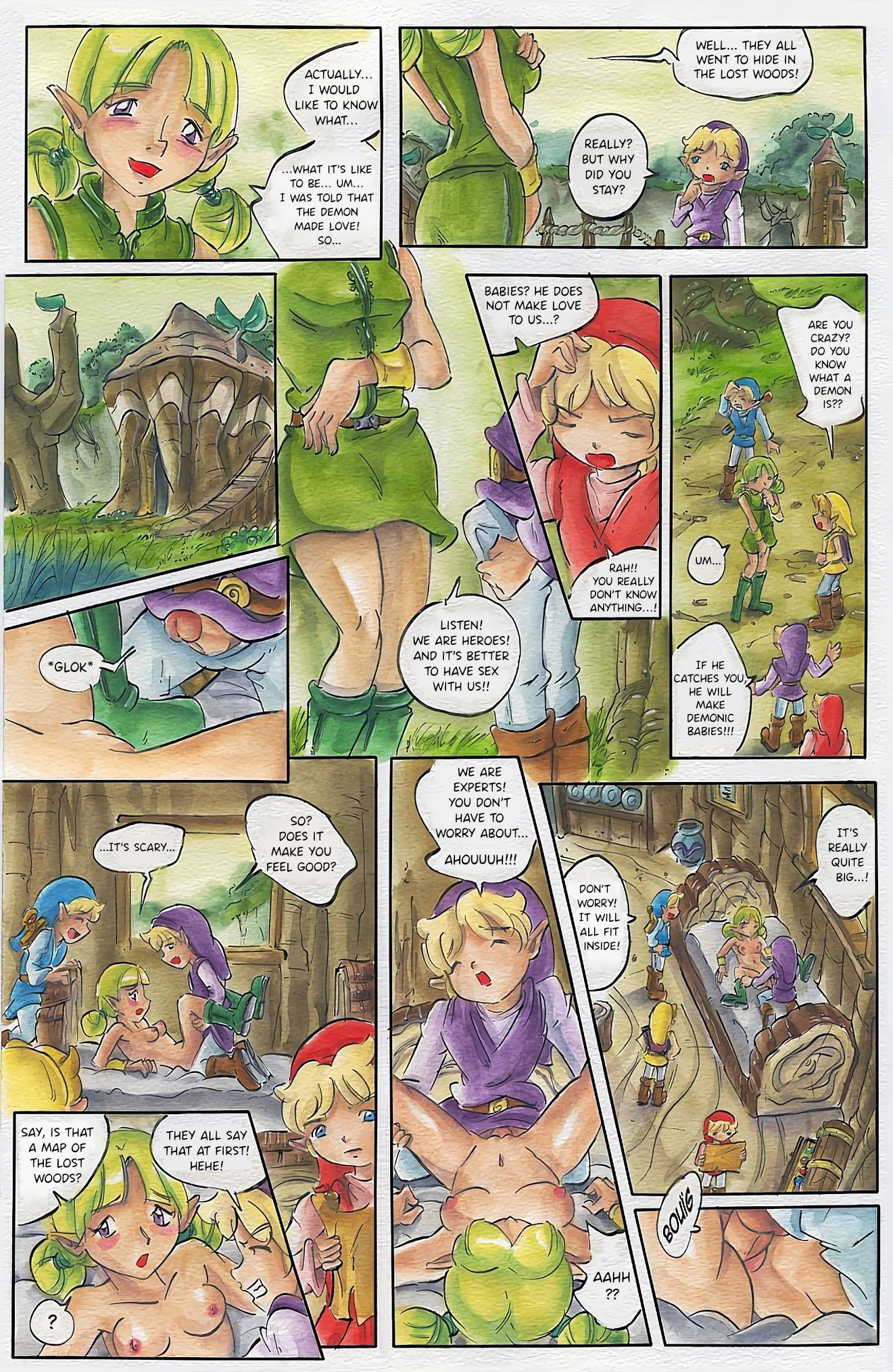 Zelda Four Sword porn comic picture 20