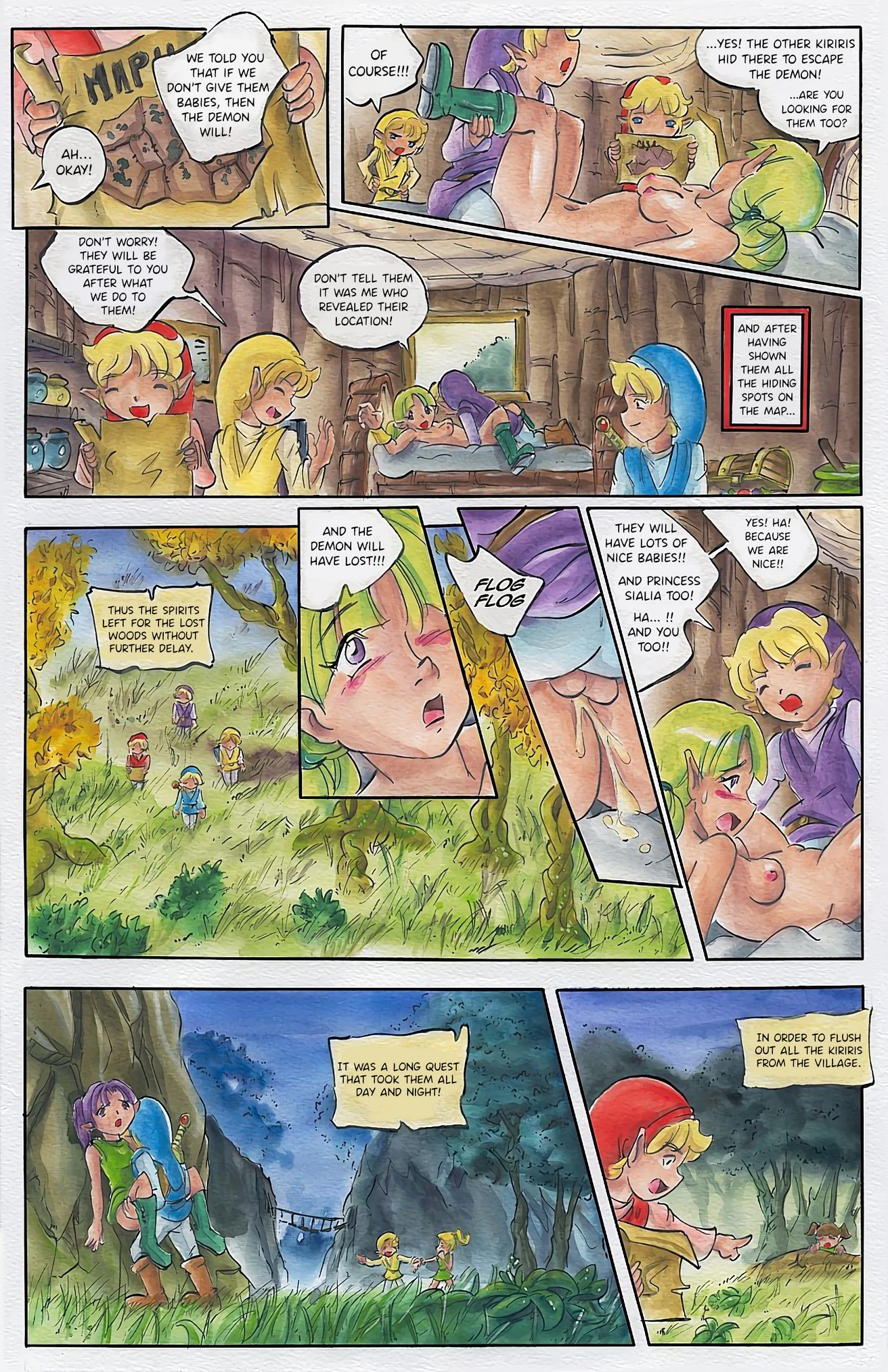 Zelda Four Sword porn comic picture 21