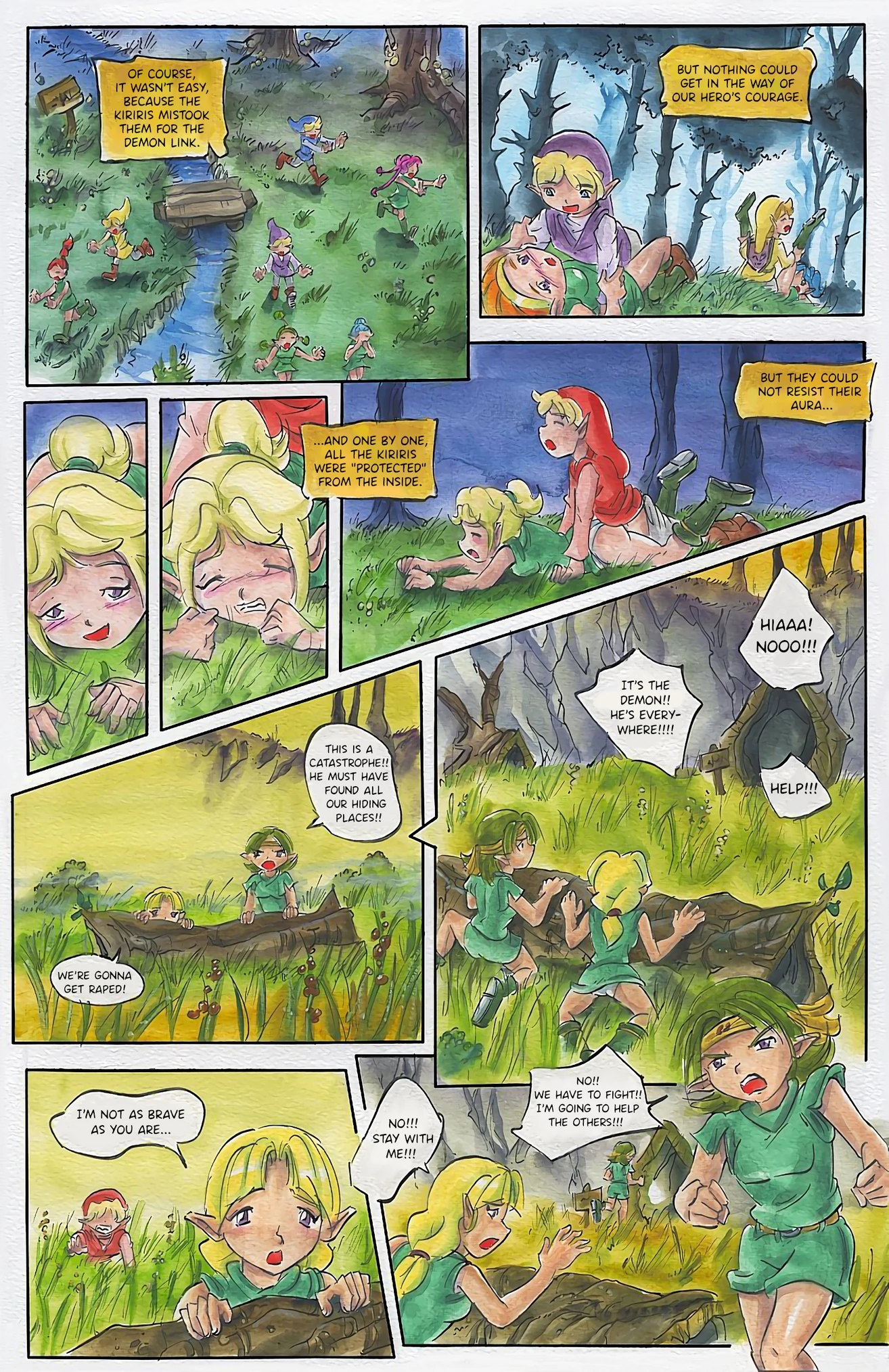 Zelda Four Sword porn comic picture 22