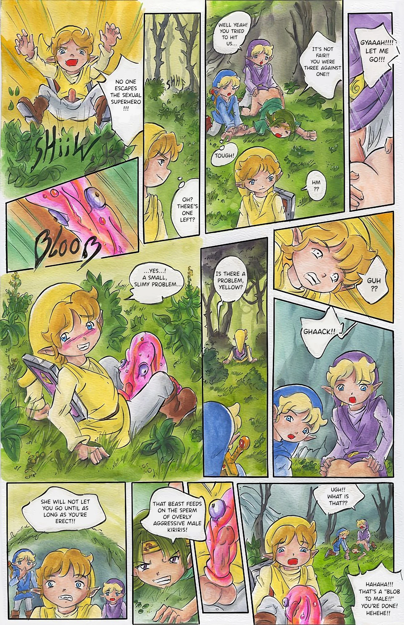 Zelda Four Sword porn comic picture 23