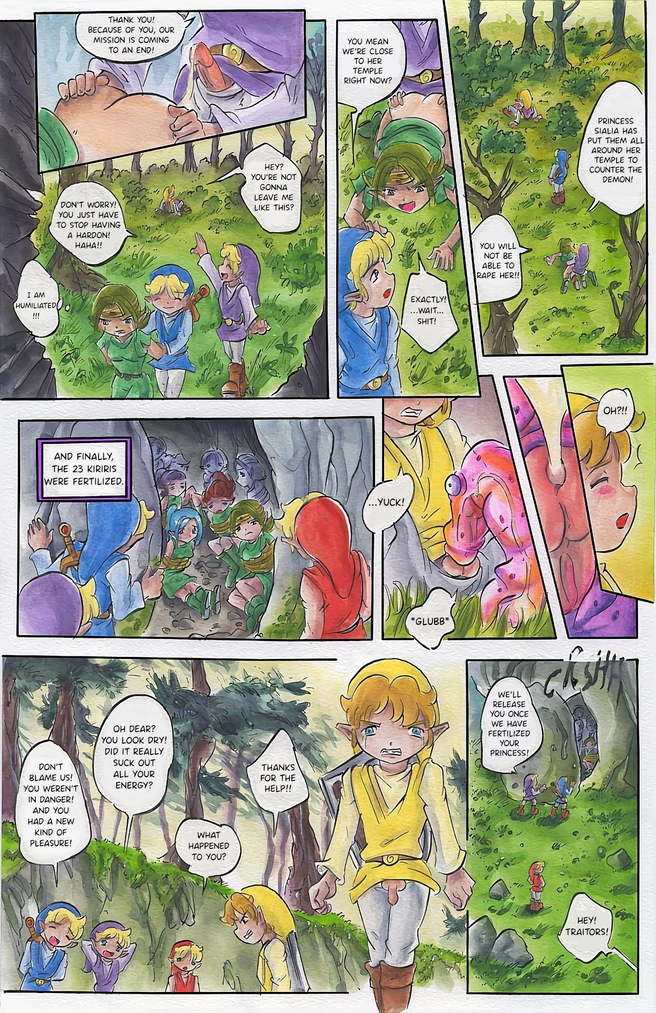 Zelda Four Sword porn comic picture 24