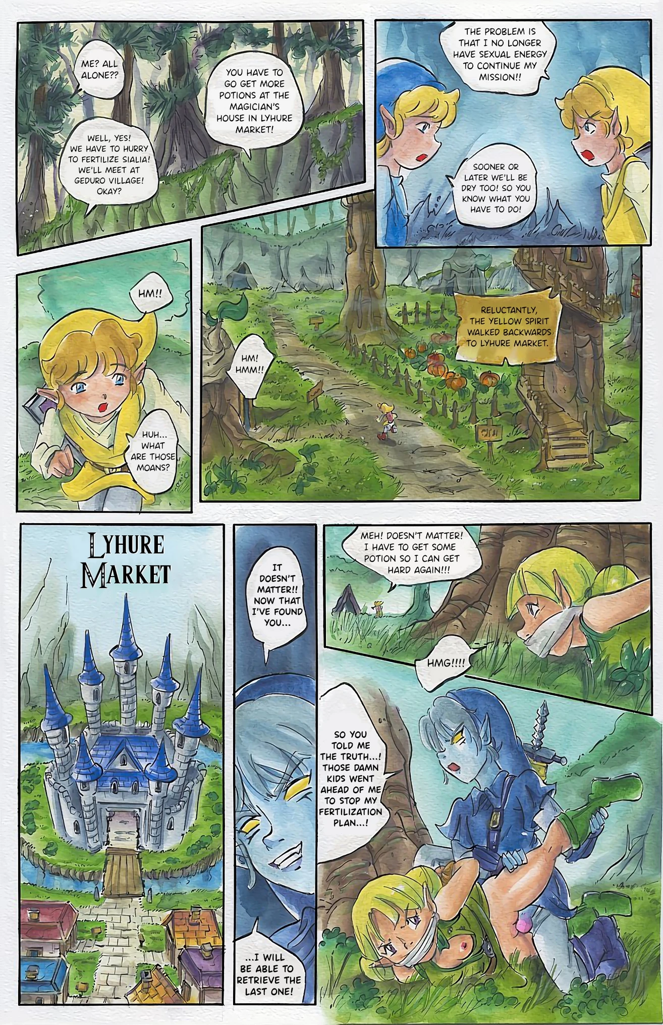 Zelda Four Sword porn comic picture 25