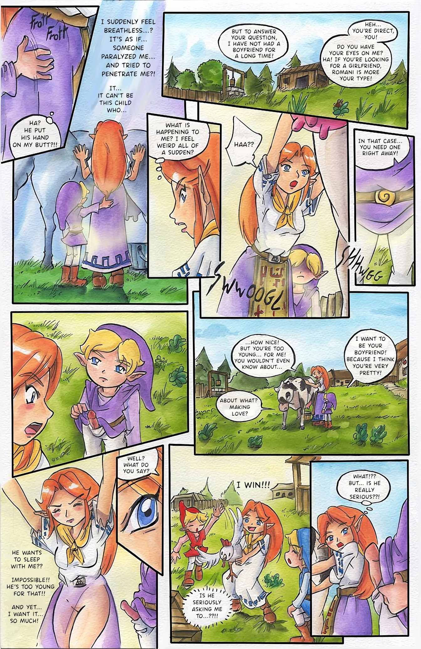 Zelda Four Sword porn comic picture 4