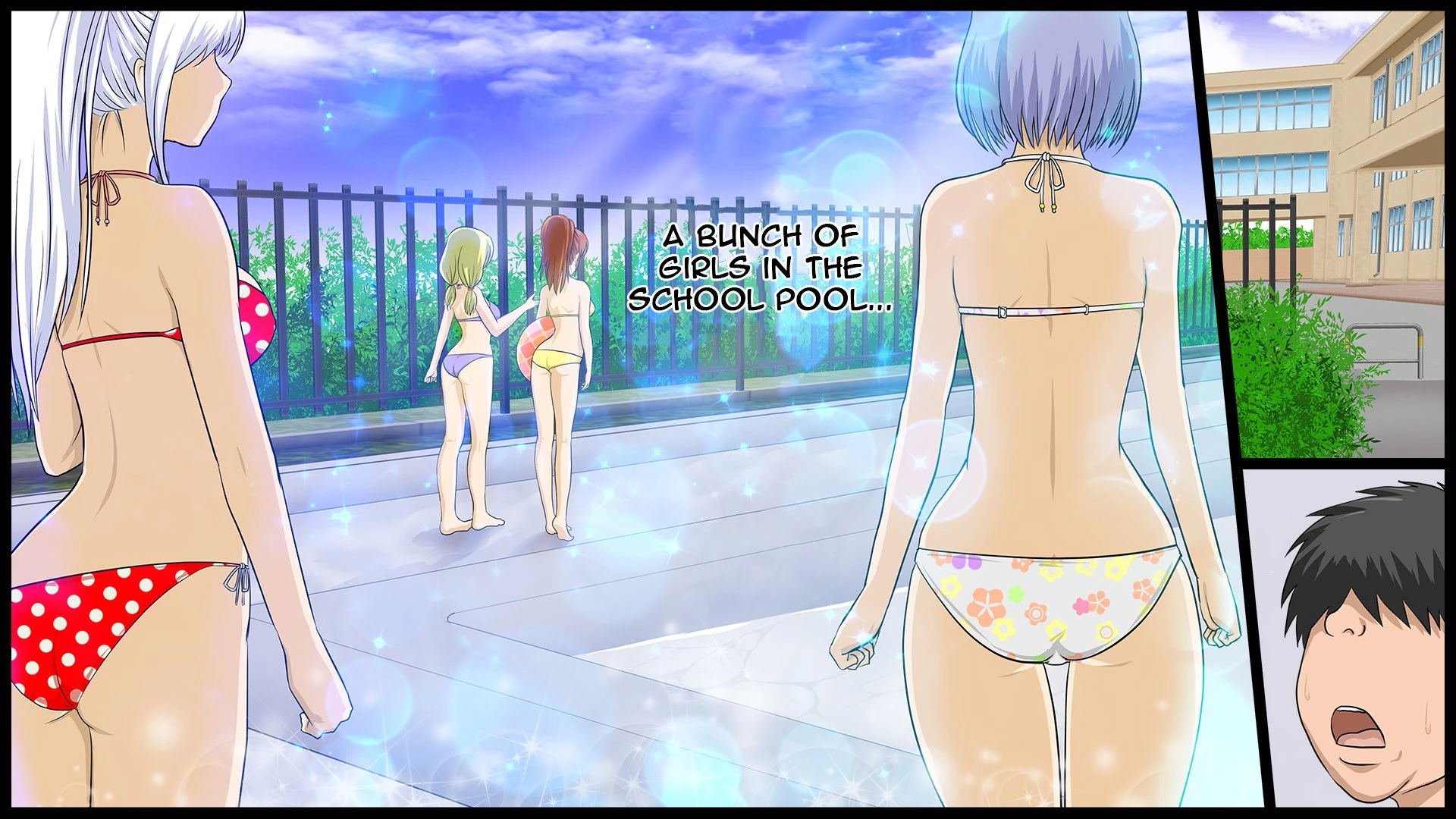 Zenin Kanojo 4 Harem Sex Zanmai na Nukinuki Natsuyasumi porn comic picture 19