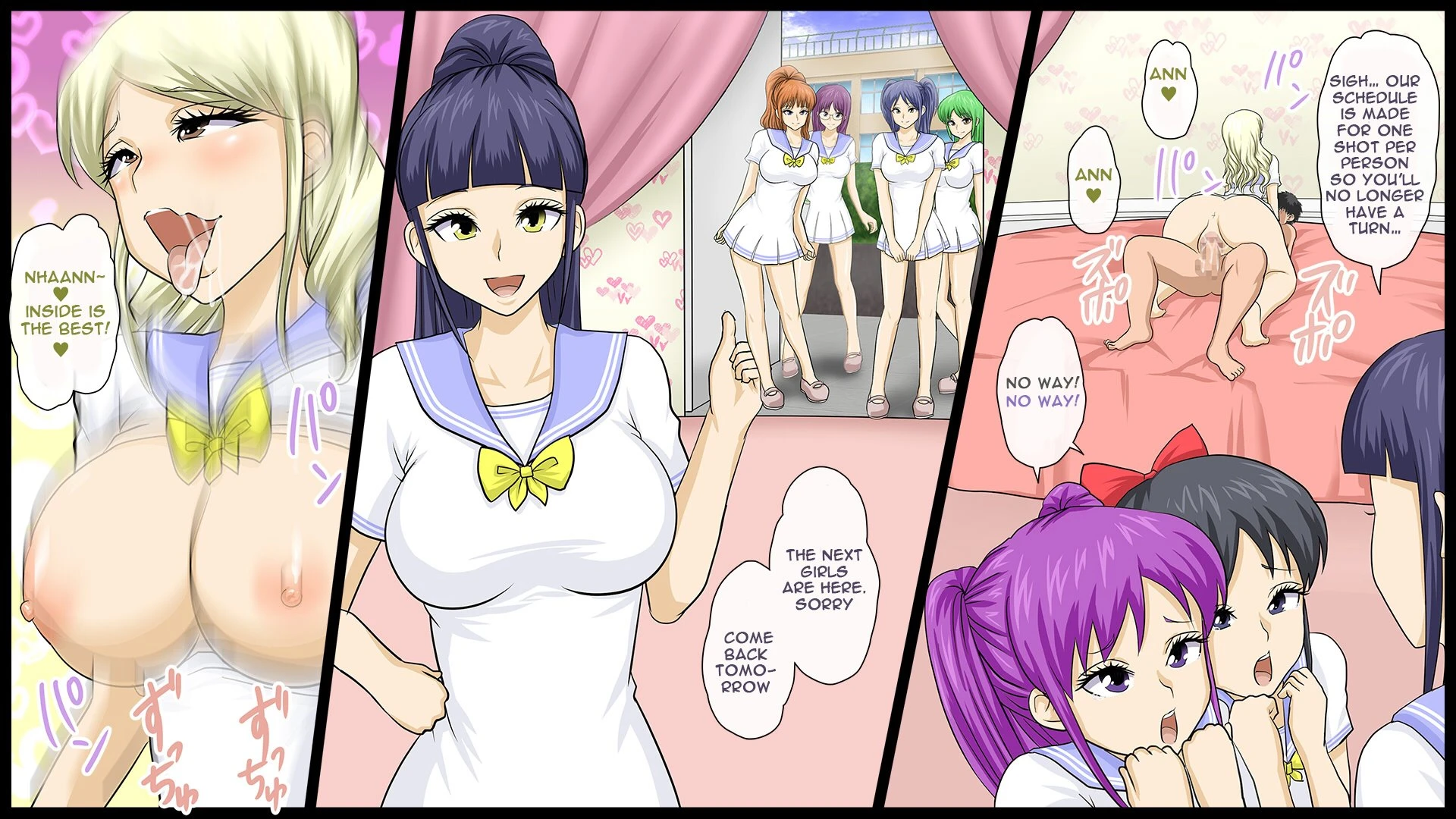 Zenin Kanojo 4 Harem Sex Zanmai na Nukinuki Natsuyasumi porn comic picture 71