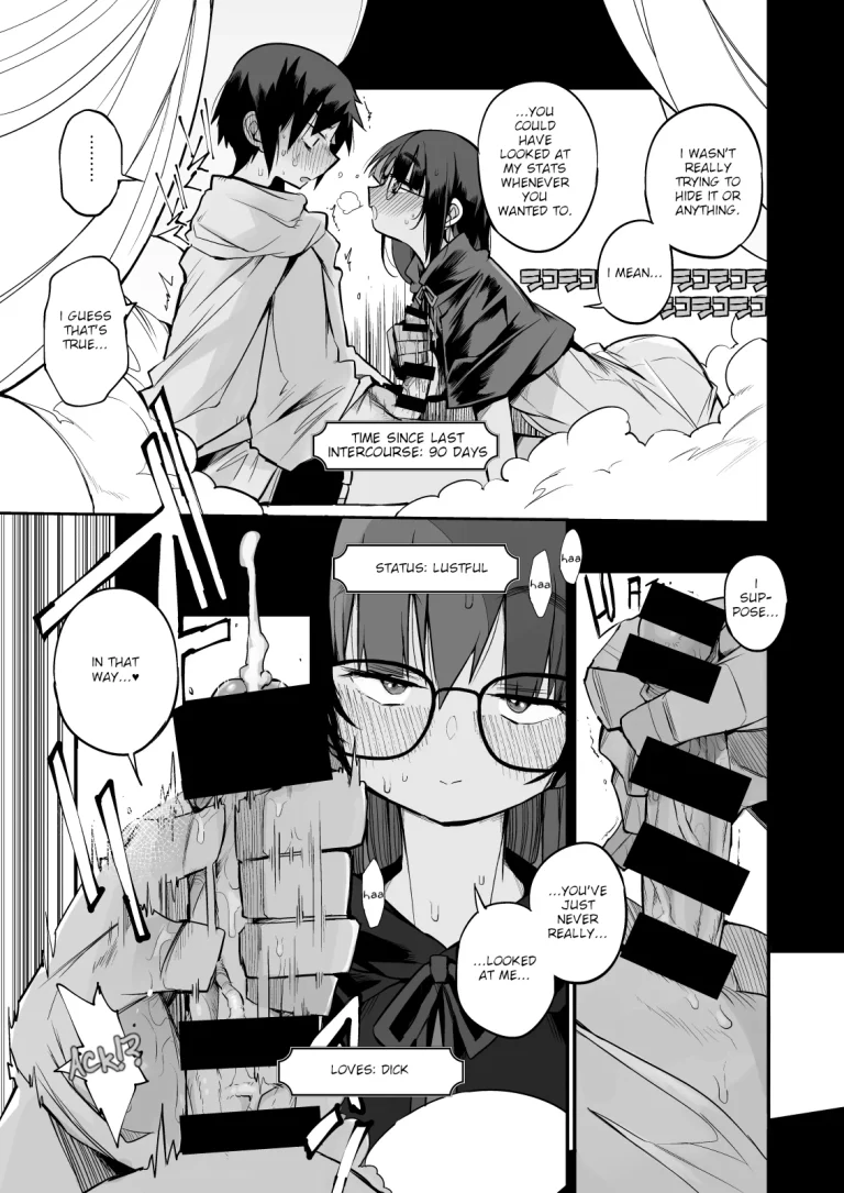 1 . Escaping a semen squeezing dungeon with a modest girl who I really didn't expect to have S-rank slut stats porn comic picture 14