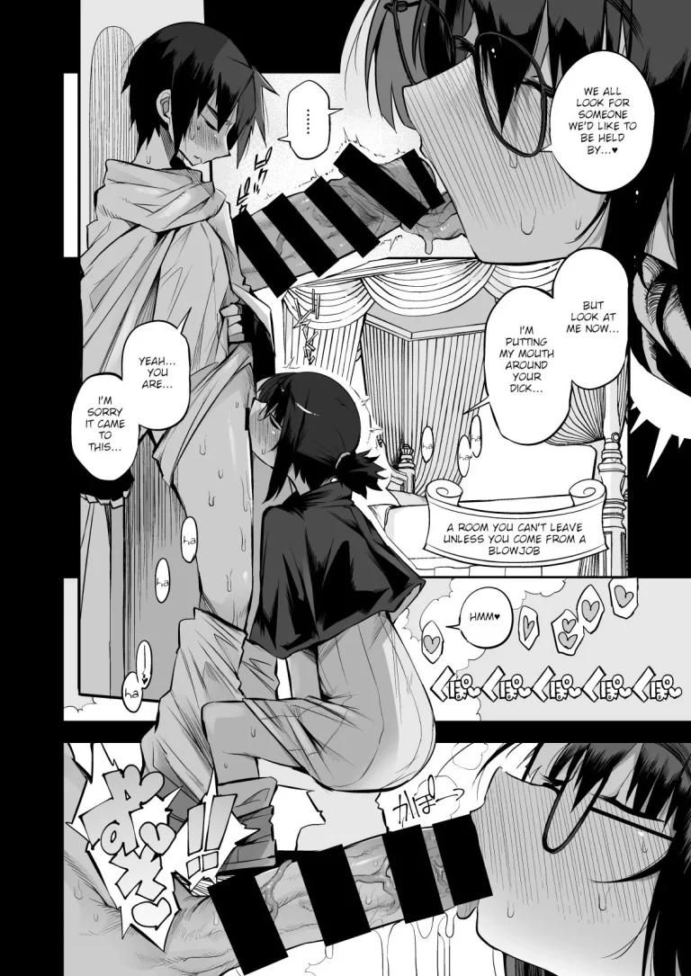 1 . Escaping a semen squeezing dungeon with a modest girl who I really didn't expect to have S-rank slut stats porn comic picture 17
