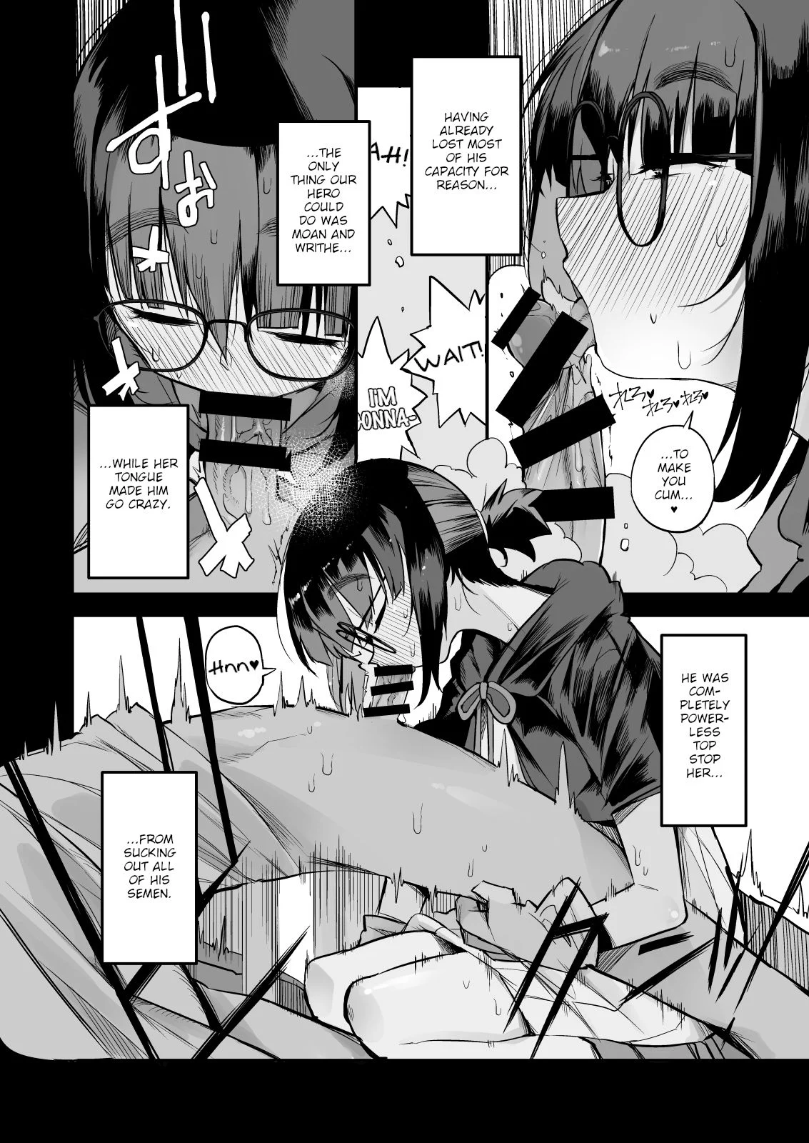 1 . Escaping a semen squeezing dungeon with a modest girl who I really didn't expect to have S-rank slut stats porn comic picture 19