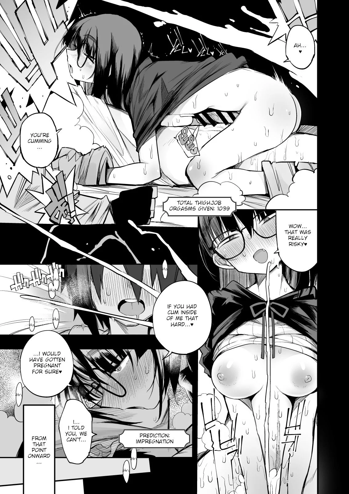 1 . Escaping a semen squeezing dungeon with a modest girl who I really didn't expect to have S-rank slut stats porn comic picture 26