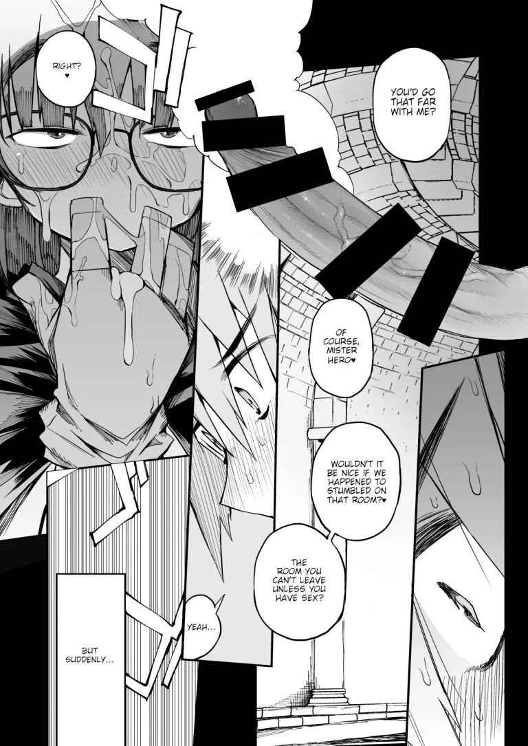 1 . Escaping a semen squeezing dungeon with a modest girl who I really didn't expect to have S-rank slut stats porn comic picture 30
