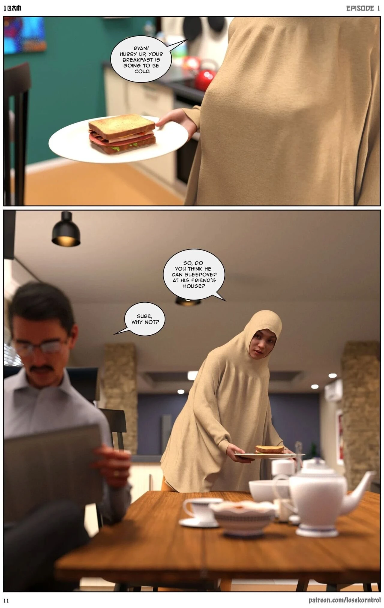 10 AM porn comic picture 12