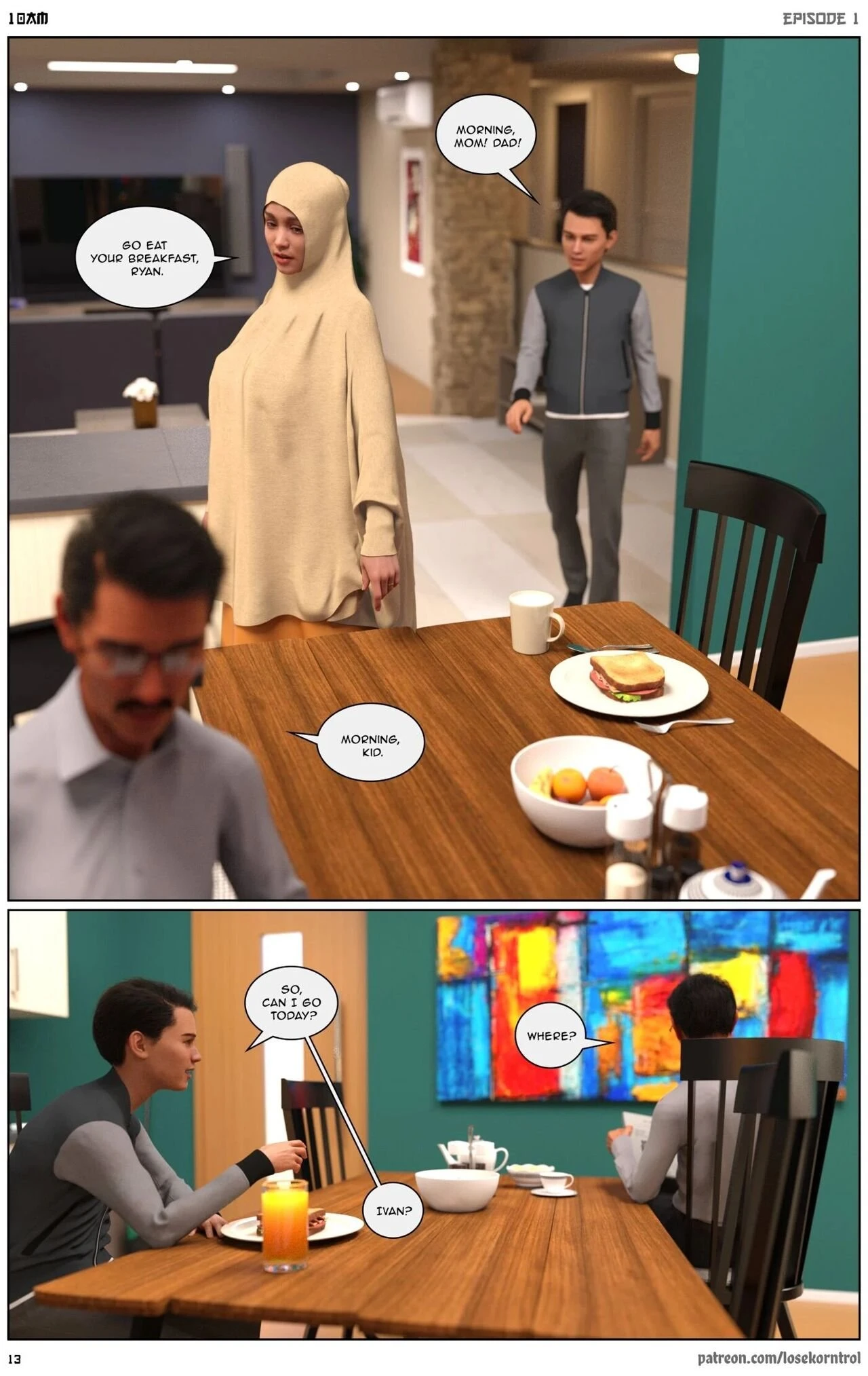 10 AM porn comic picture 14