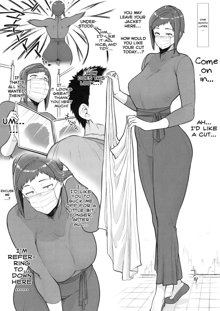 1000 Yen Cut no Onee-san ni Suite Morau Hon. Plus porn comic picture 8