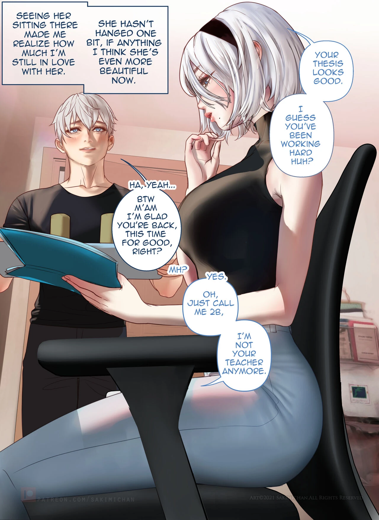 2b and 9s porn comic picture 3