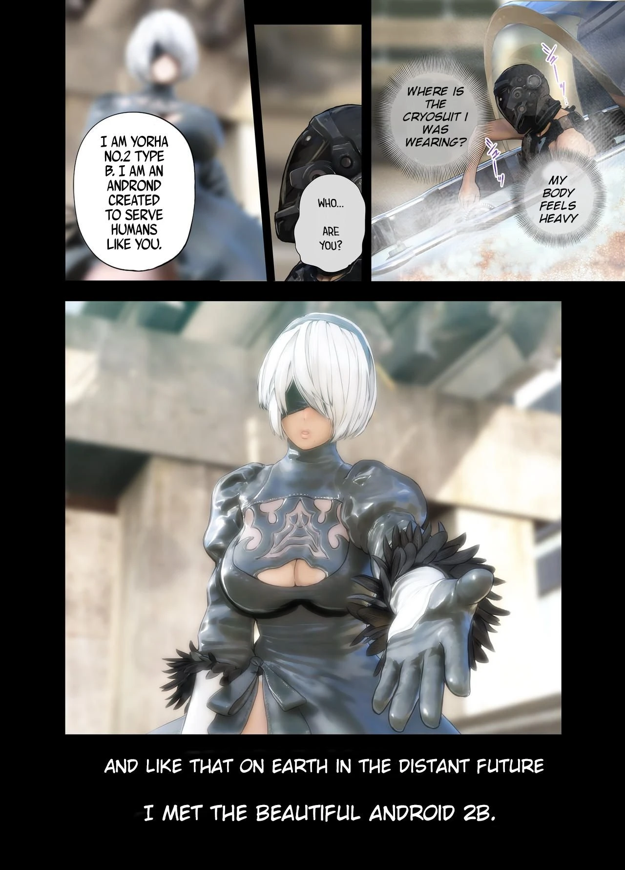 2B Doujin porn comic picture 4