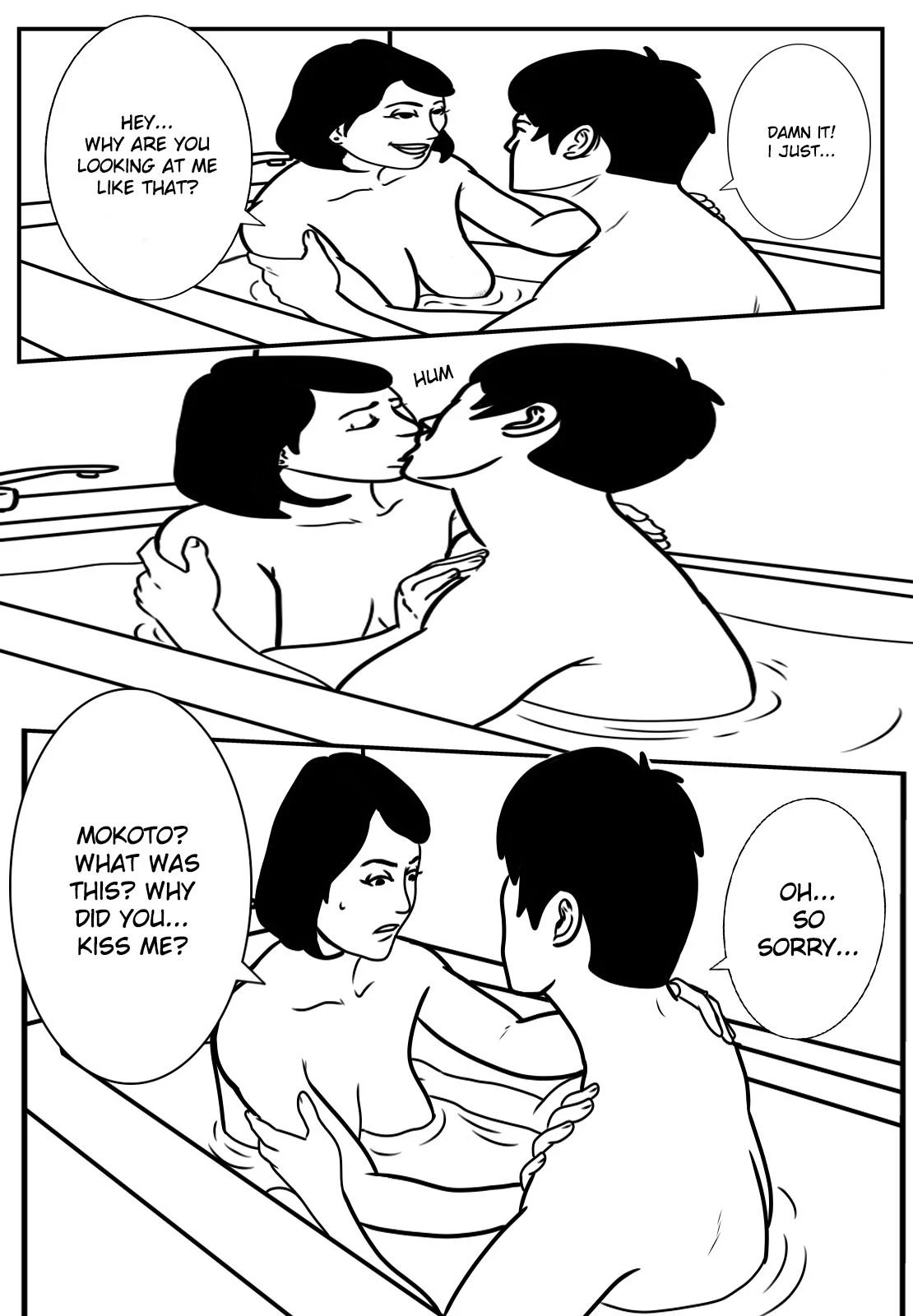 A Bath of Sins porn comic picture 2