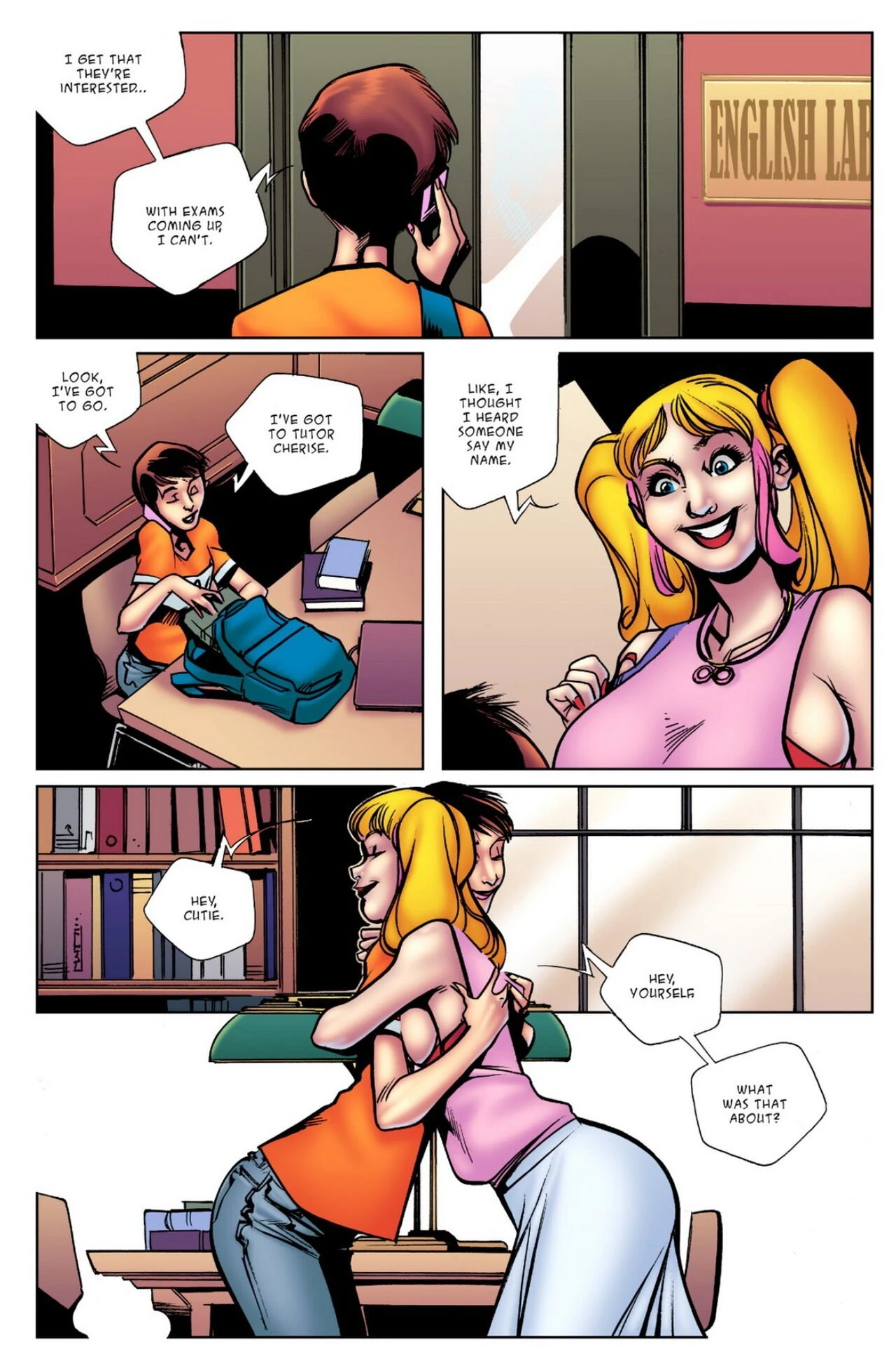 A Bimbo's Journey porn comic picture 4