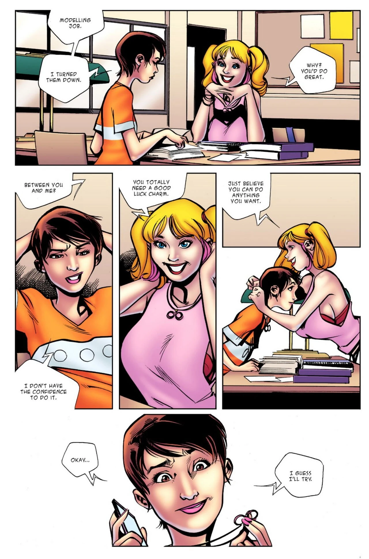 A Bimbo's Journey porn comic picture 5