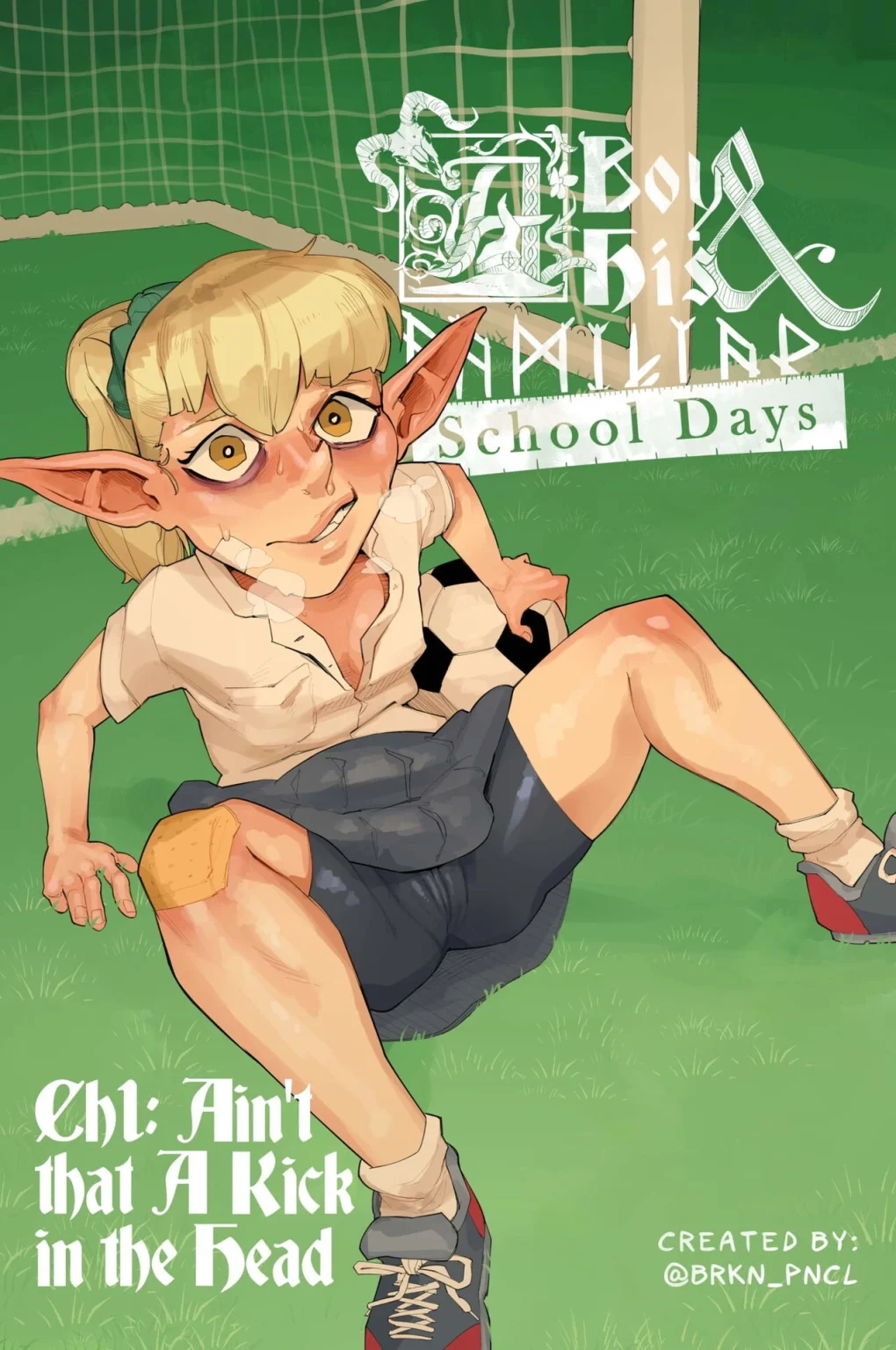 A Boy & His Familiar: School Days: Ain't that A Kick in the Head porn comic picture 1