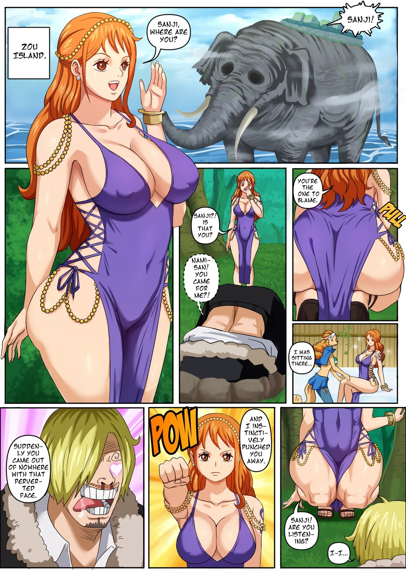 A Chance With Nami porn comic picture 2