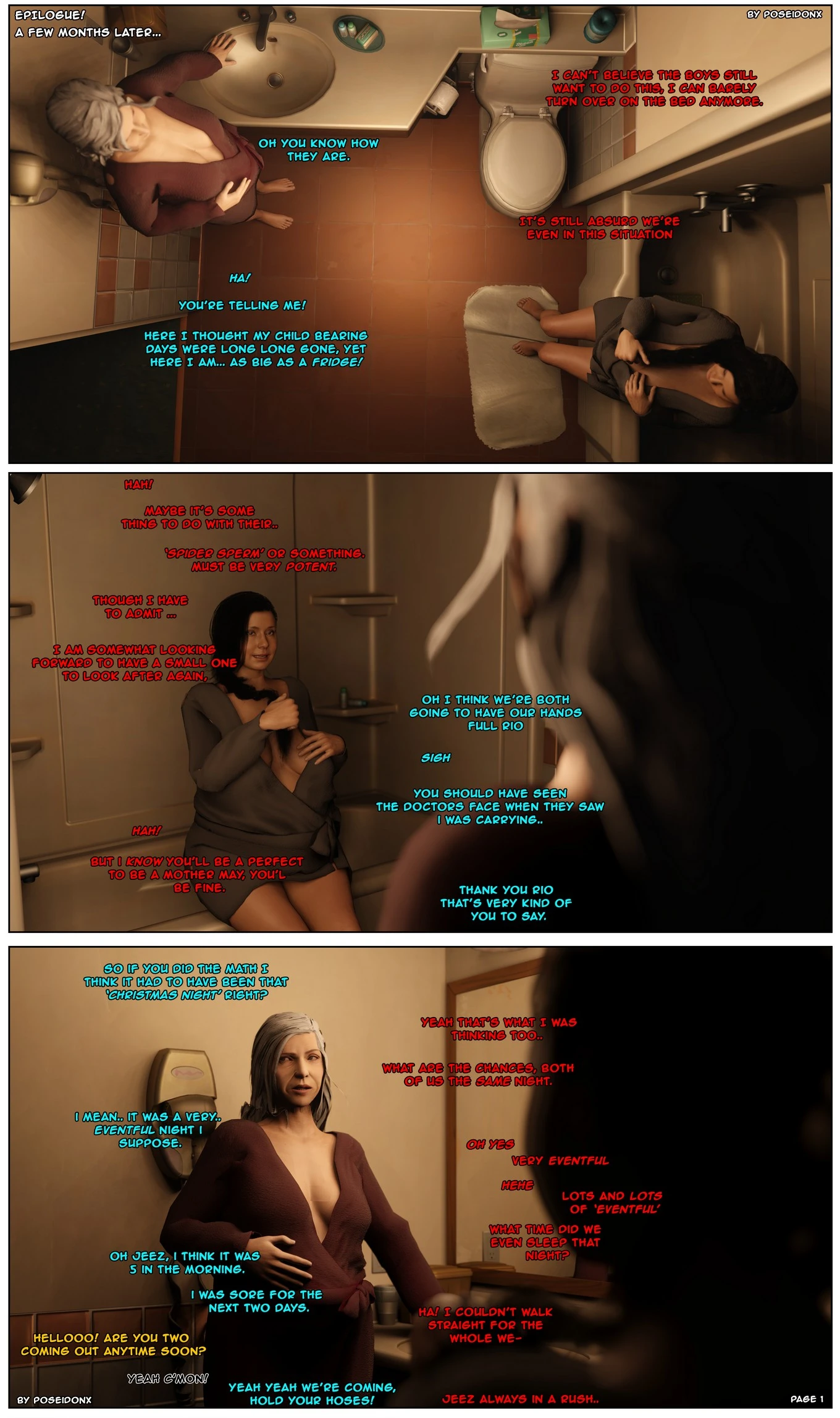 A Christmas across the Spiderverse porn comic picture 6