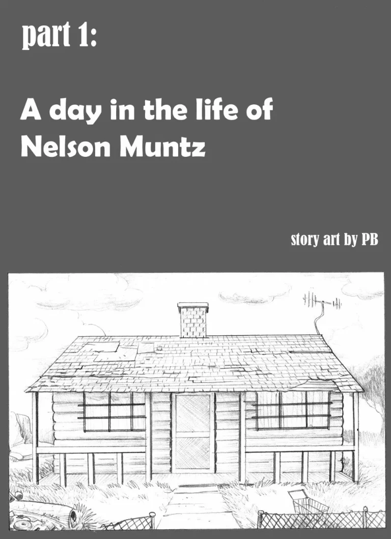 A Day In The Life Of Nelson Muntz porn comic picture 1