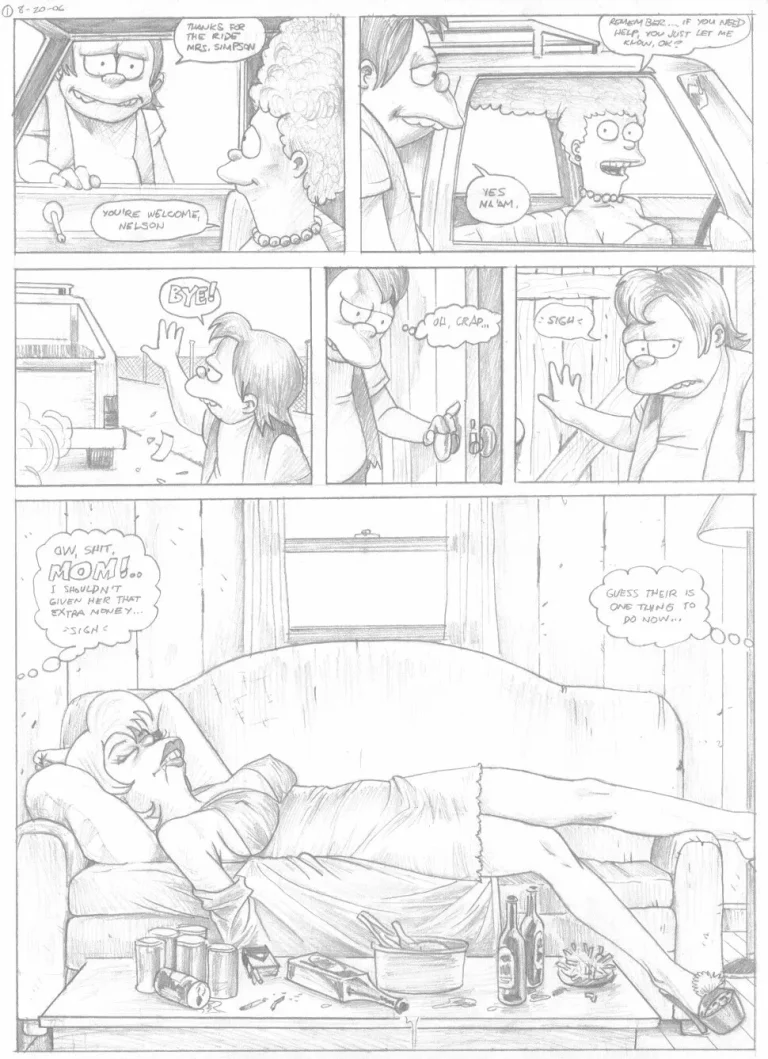 A Day In The Life Of Nelson Muntz porn comic picture 2