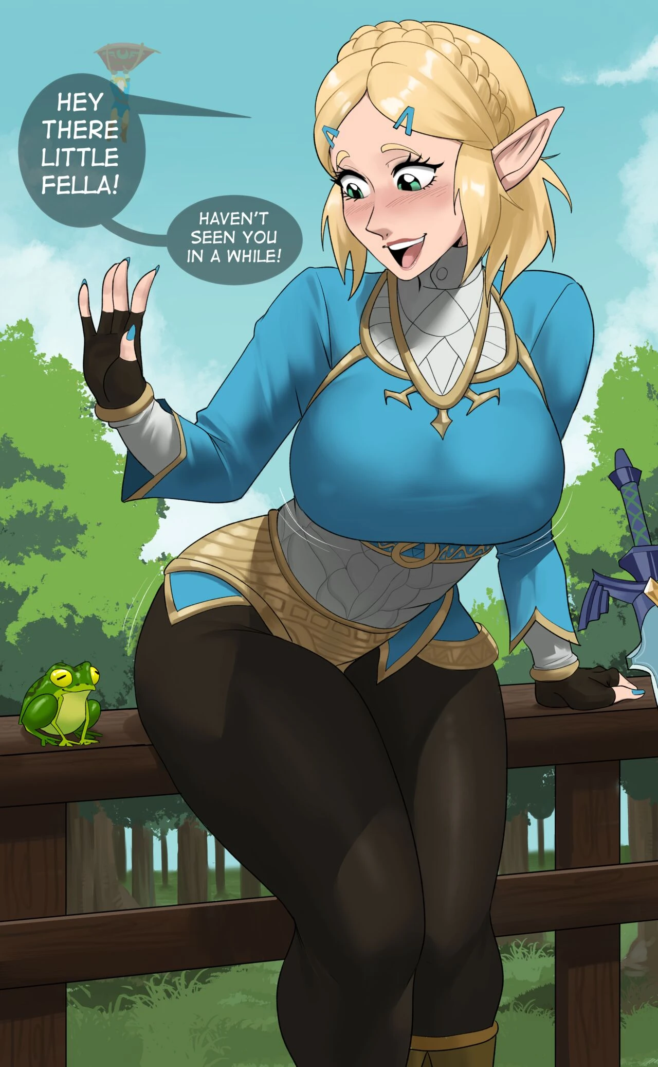 A echo saber Zelda compilation porn comic picture 29
