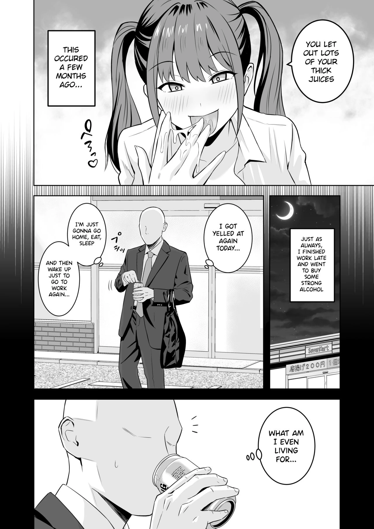 A Gal who ran away from home conveniently for me | Ojisan ni Tsugo ga ii Bakunyuu Iede Gyaru porn comic picture 5