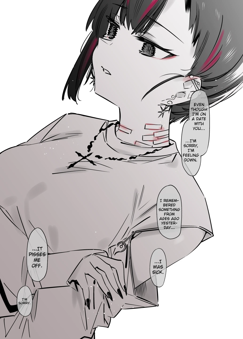 A Girl Who Is Very Sexy But Will Ruin Me If I Ask Her Out | Mecha Eroi kedo Sasoi ni Nottara Hametsushisou na Ko porn comic picture 21