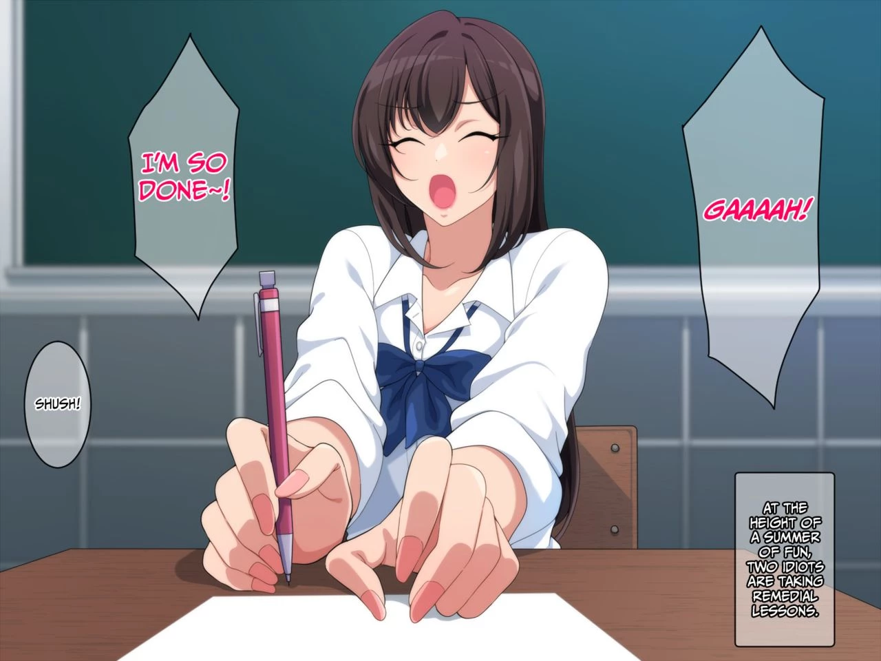 A gyary and supplementary sex lessons | Gyaru to hoshuu H ~ namahame mezashite ganbare doutei porn comic picture 3