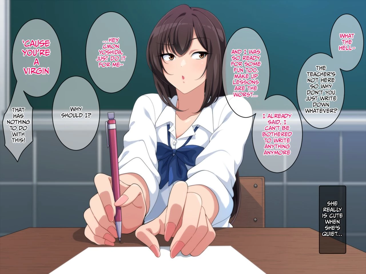 A gyary and supplementary sex lessons | Gyaru to hoshuu H ~ namahame mezashite ganbare doutei porn comic picture 4