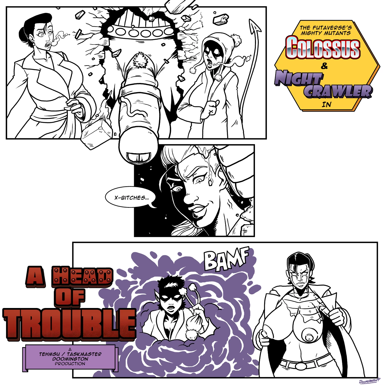 A Head of Trouble porn comic picture 1