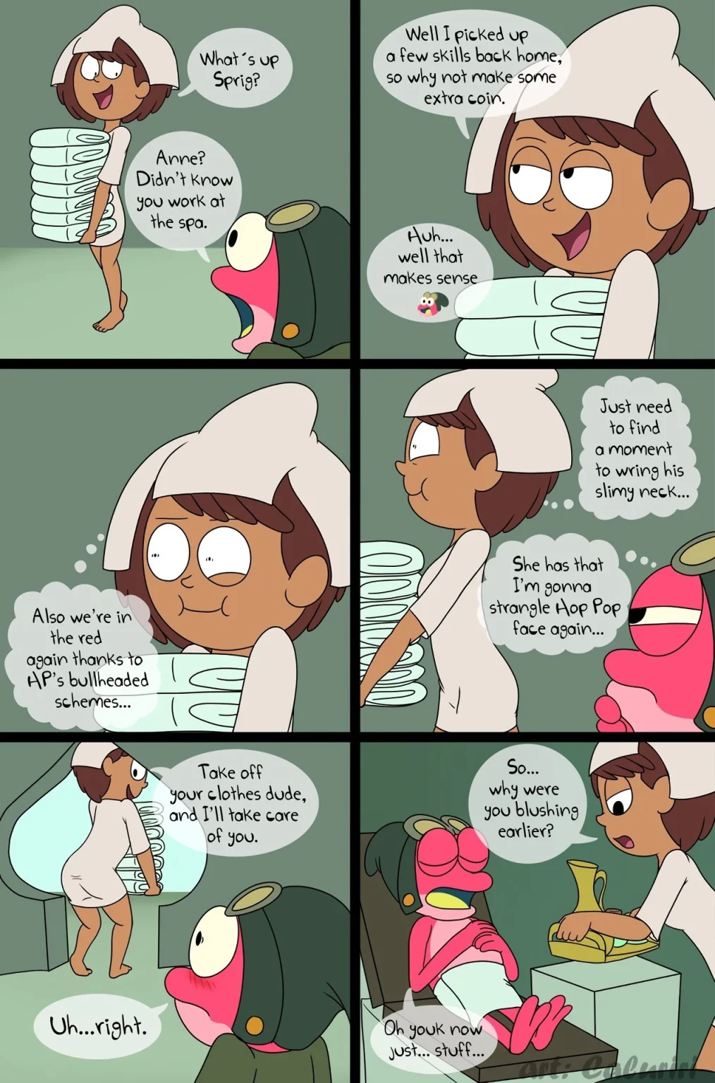 A Helping Anne porn comic picture 1