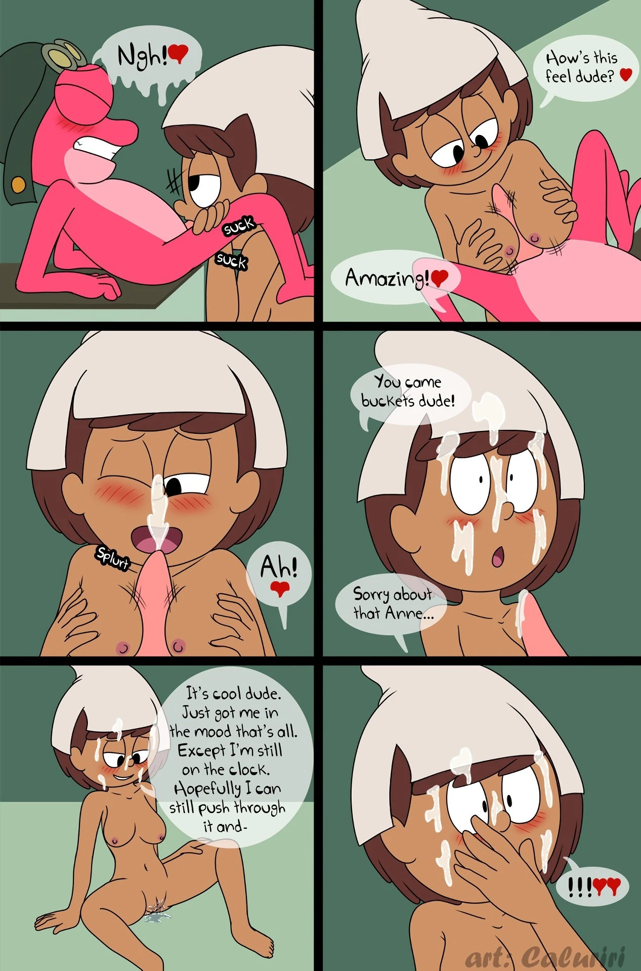 A Helping Anne porn comic picture 5