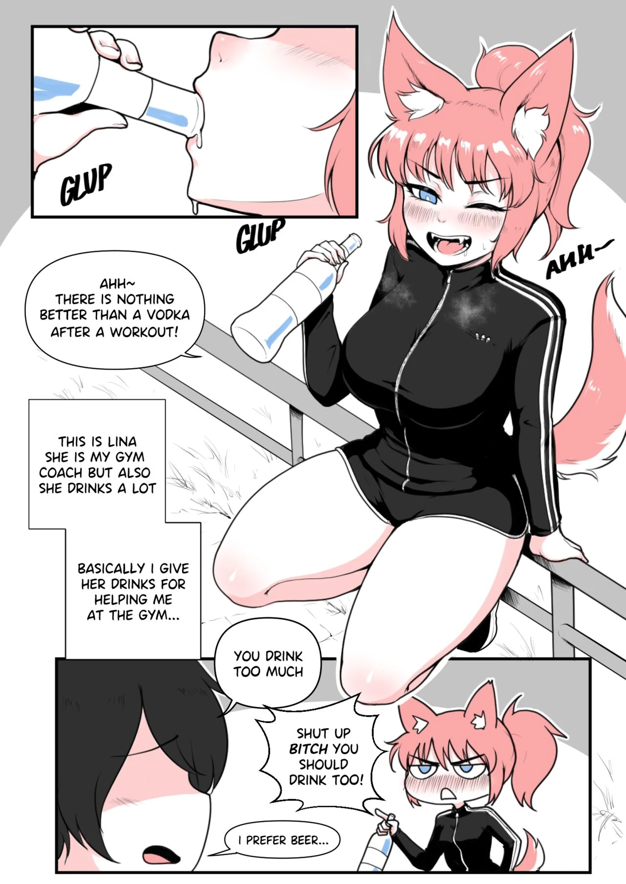 A horny lesson with my coach Lina porn comic picture 2