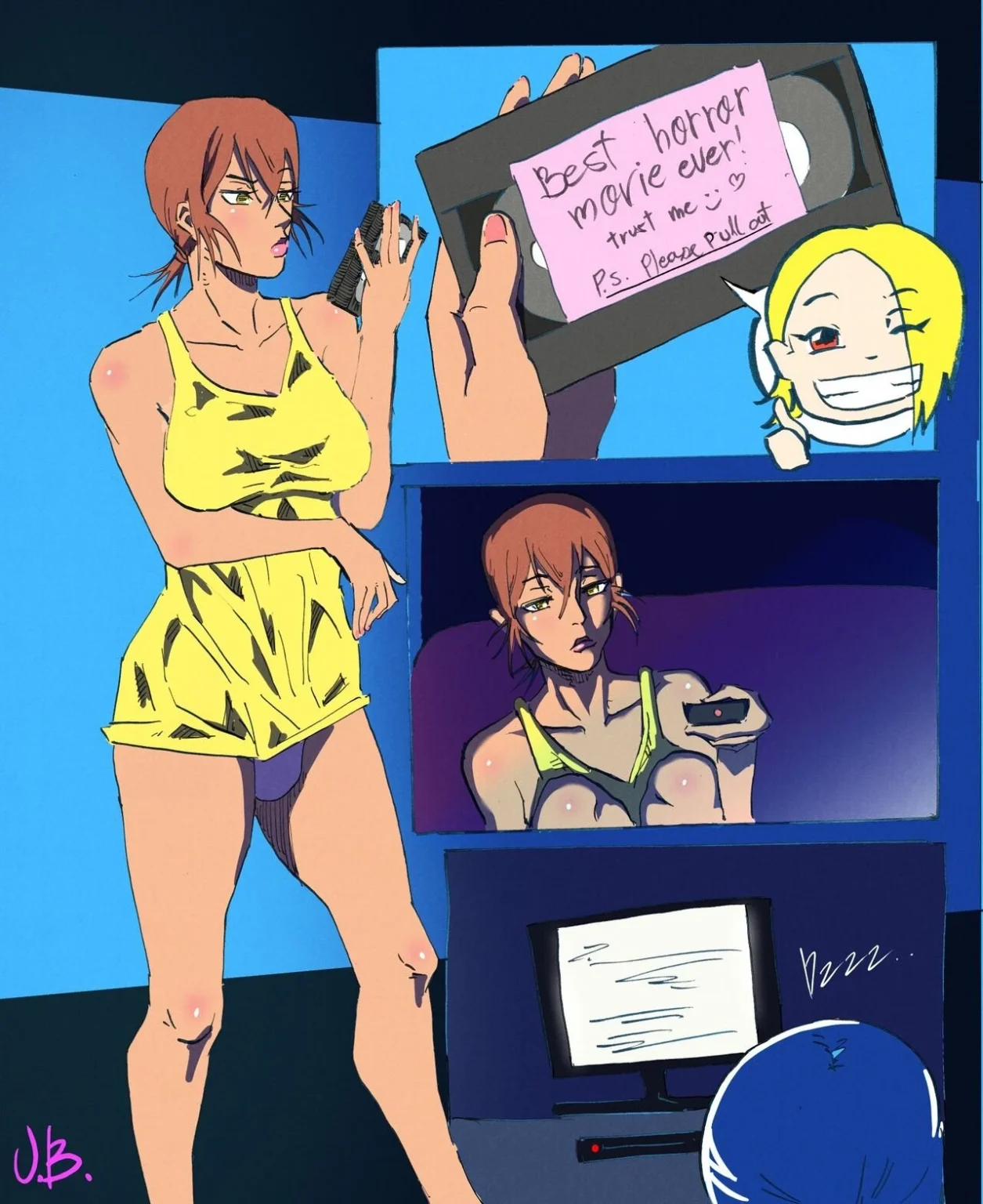 A "Horror" film porn comic picture 1