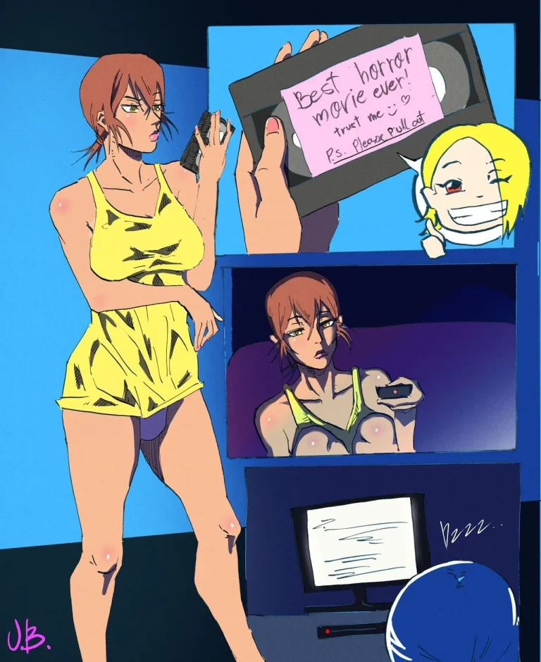 A "Horror" film porn comic picture 1