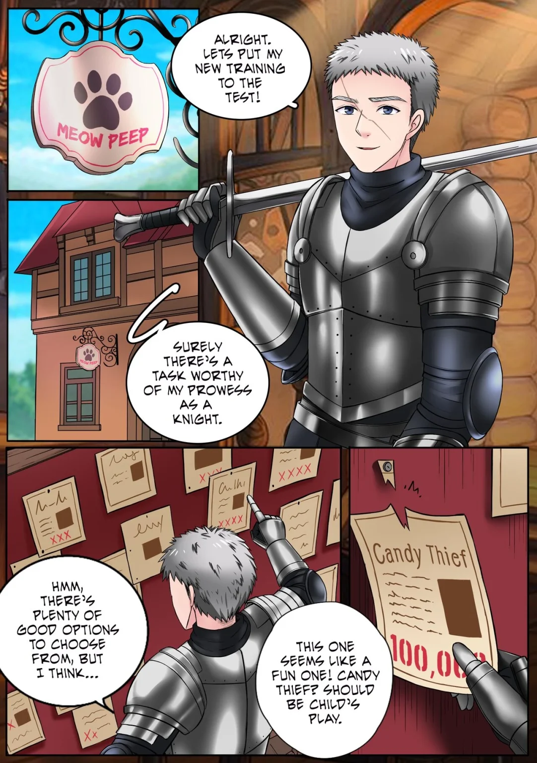 A Knight's Quest porn comic picture 1